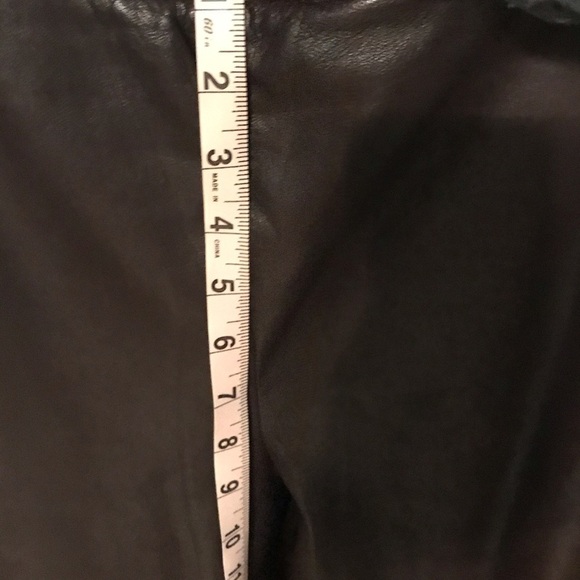 VINTAGE Agnona, Bergdorf Goodman leather pants, 8 - Picture 4 of 6